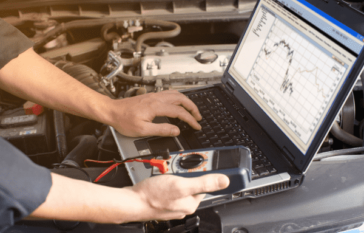 Diagnose uitlezen bij KGE Autoservice in Barendrecht